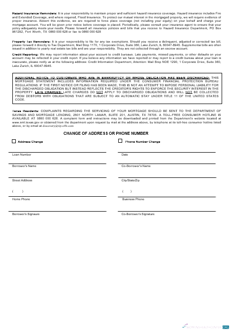 Download South Africa Discovery bank mortgage statement in Word and PDF formats 3 Photoshop template